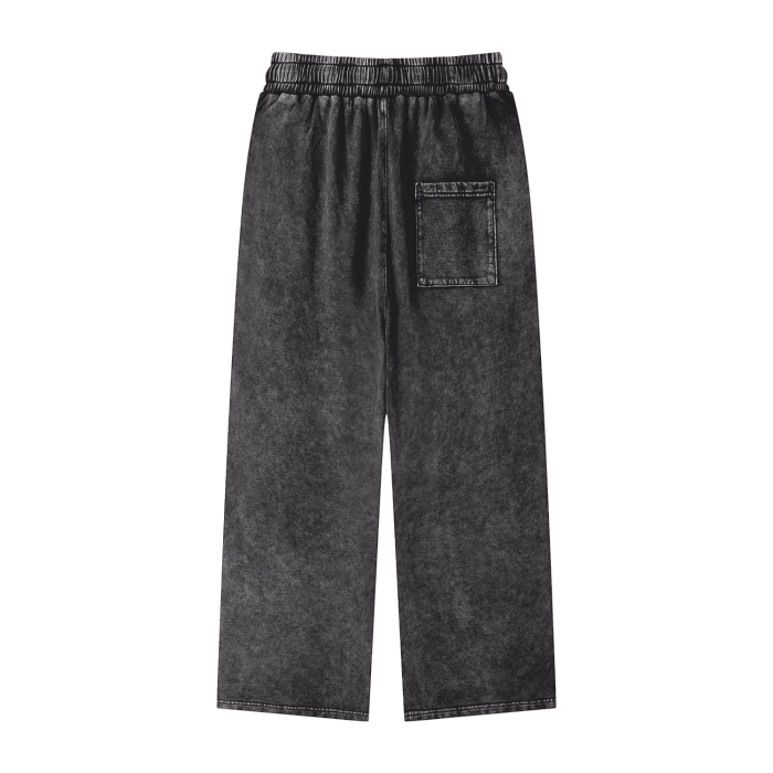 REVERIE - Acid Wash Straight Leg Pants