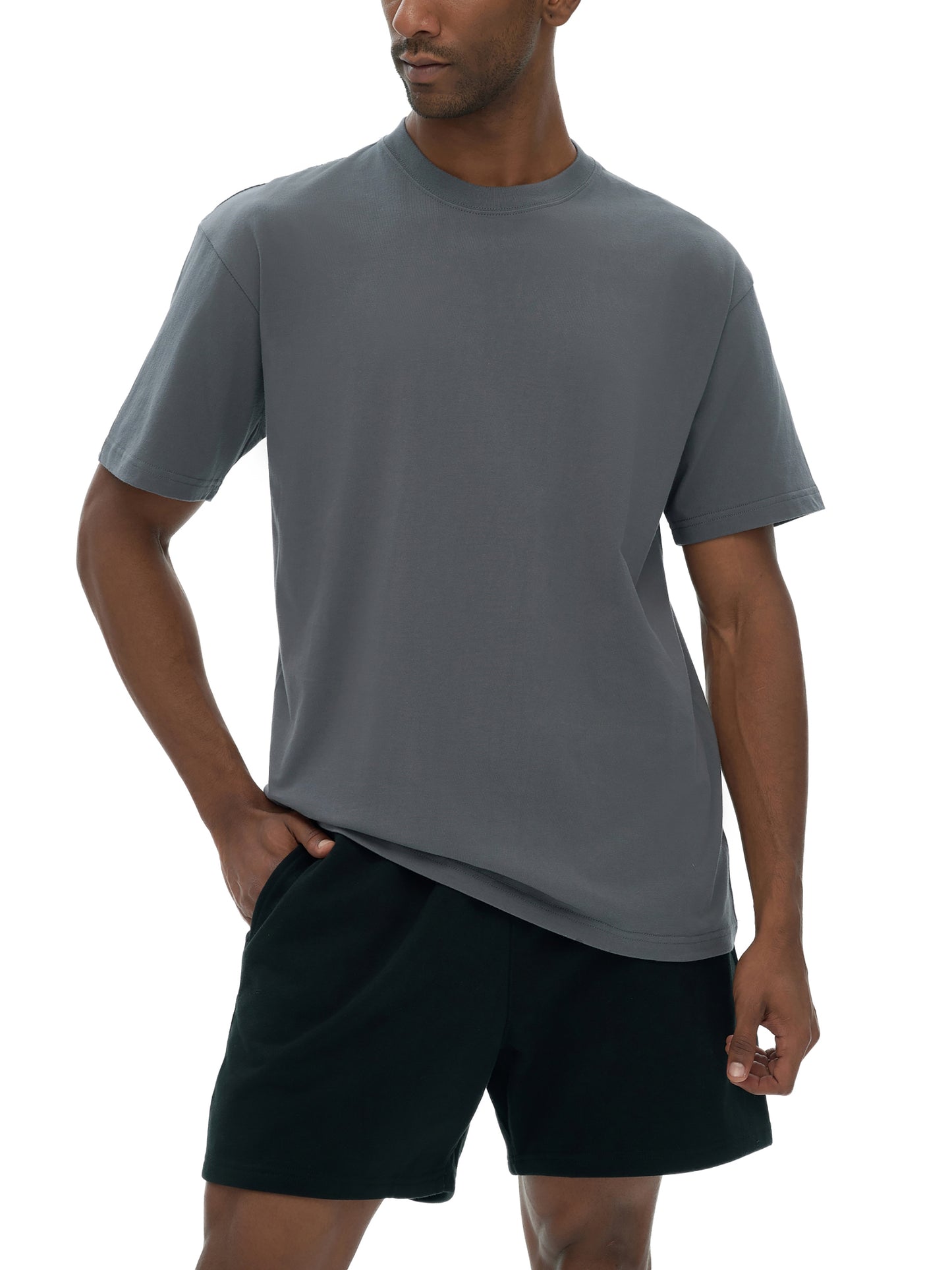 YOUNG KING - Classic Unisex Seamless T-Shirt Plain Back