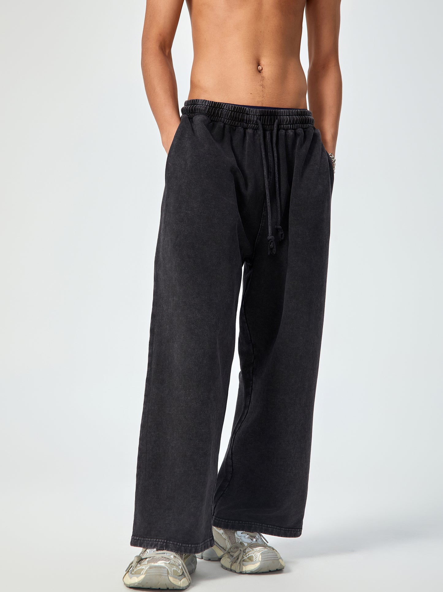 REVERIE - Acid Wash Straight Leg Pants