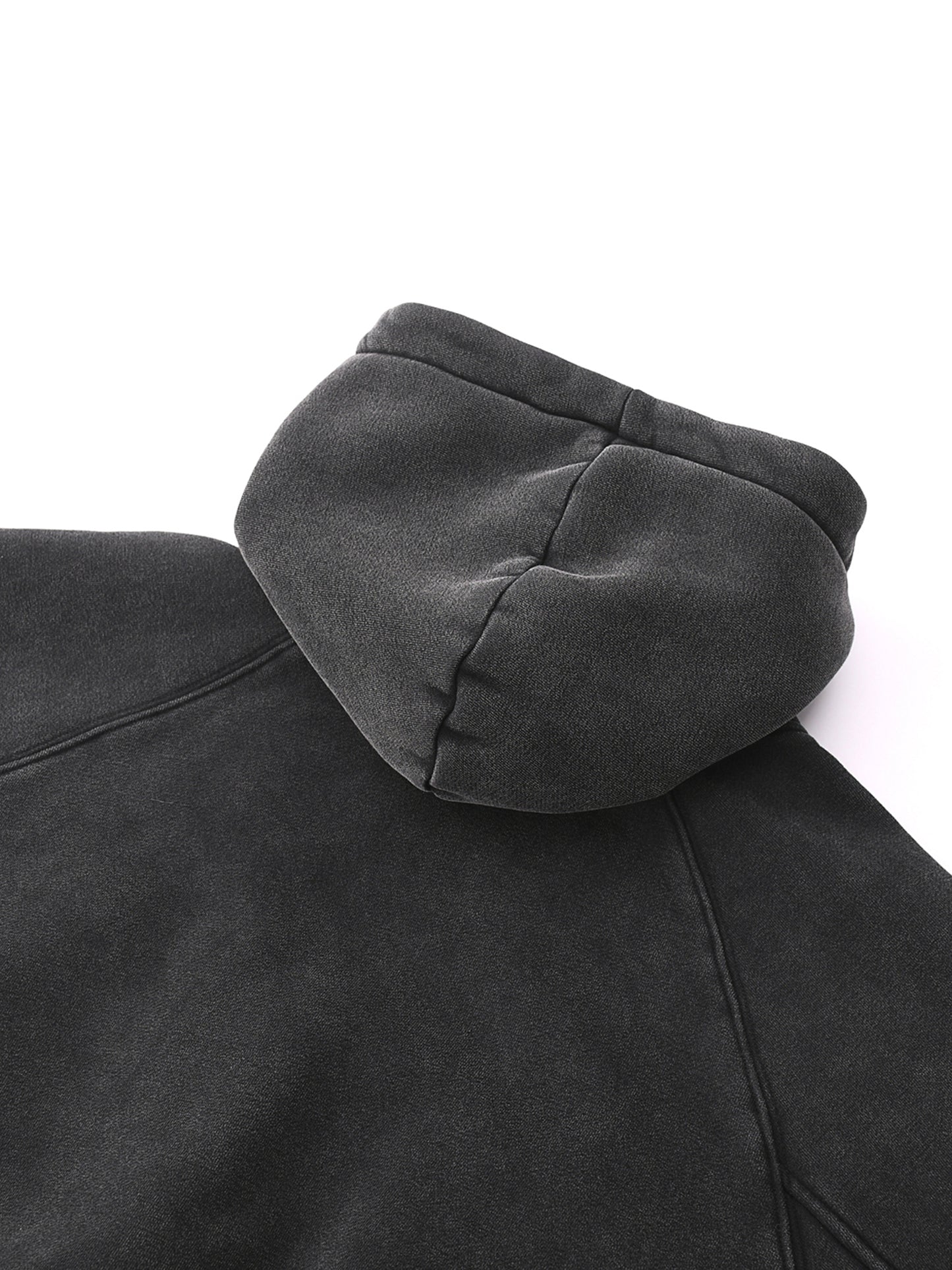 DRIVE - Cropped Zip-Through Hoodie