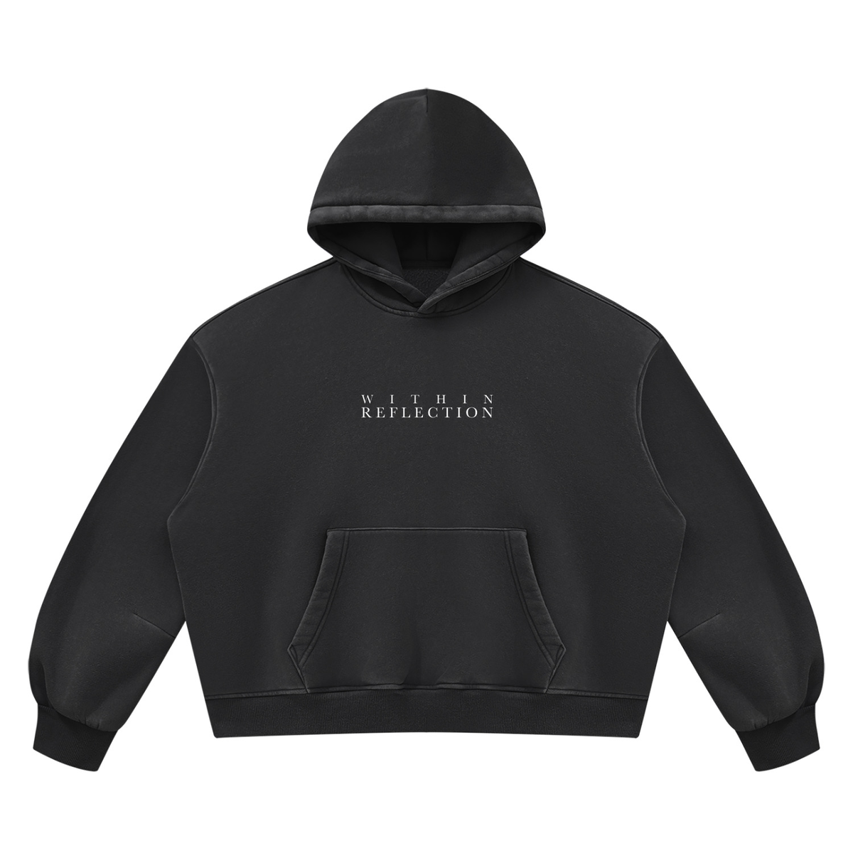 WITHIN REFLECTION - Unisex Vintage Wash Boxy Fleece Hoodie