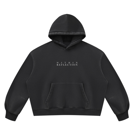 WITHIN REFLECTION - Unisex Vintage Wash Boxy Fleece Hoodie
