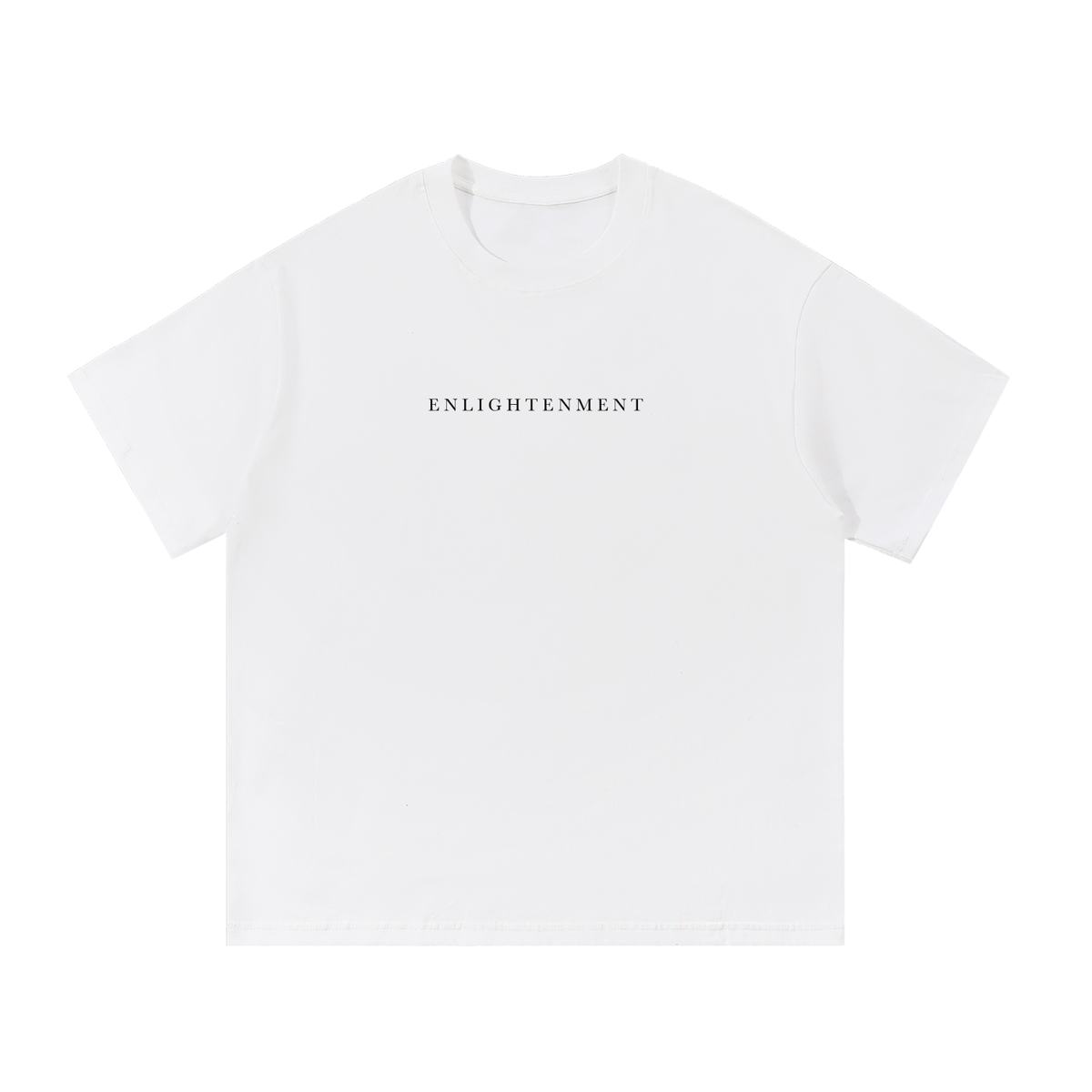 ENLIGHTENMENT - Essential White Cotton T-Shirt