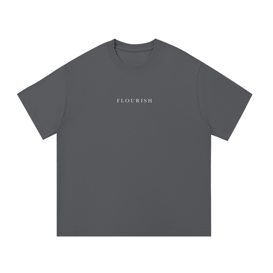 FLOURISH - Essential Grey Cotton T-Shirt