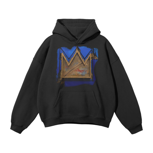 YOUNG KING - Unisex Oversized Fleece Hoodie with Front Pocket