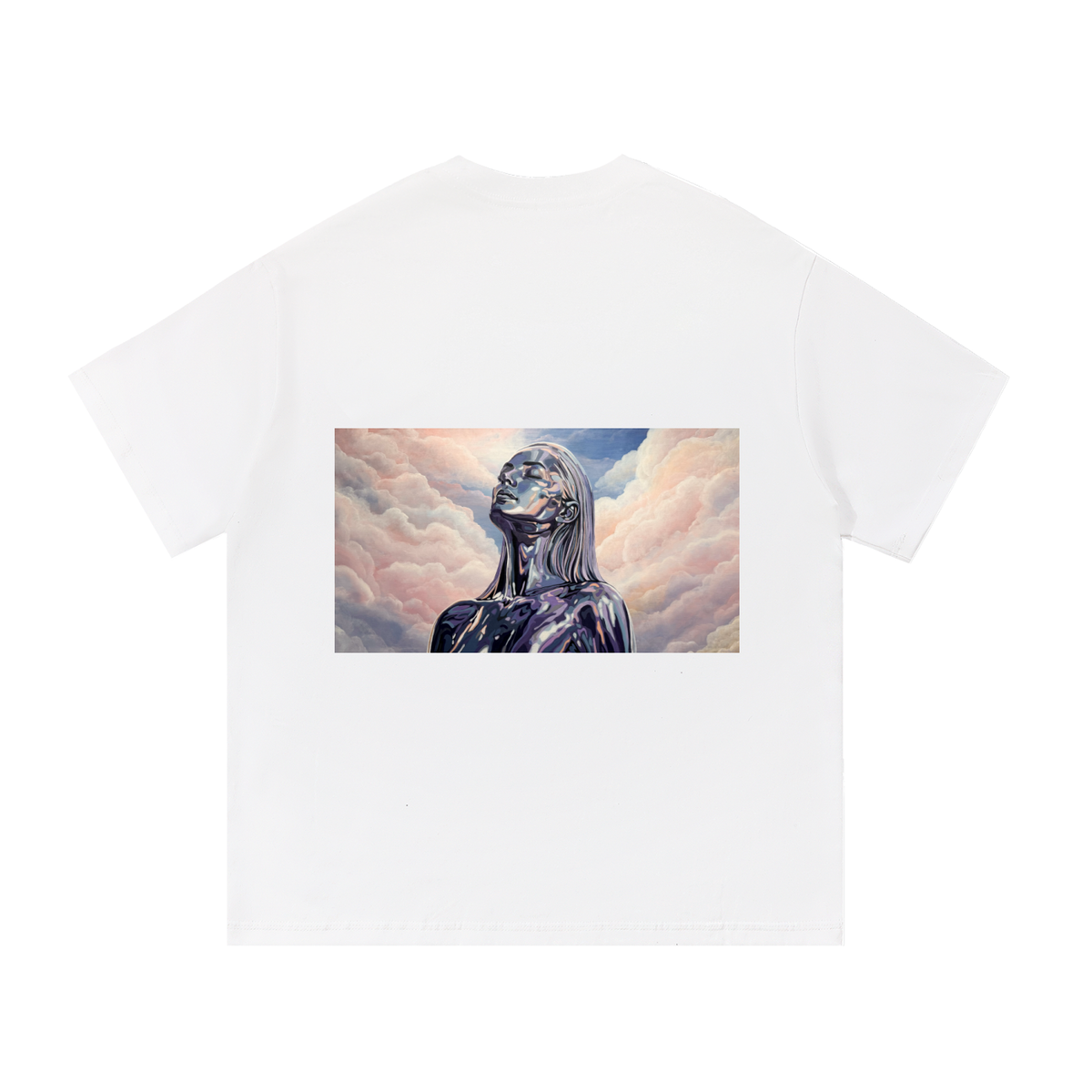 ENLIGHTENMENT - Essential White Cotton T-Shirt